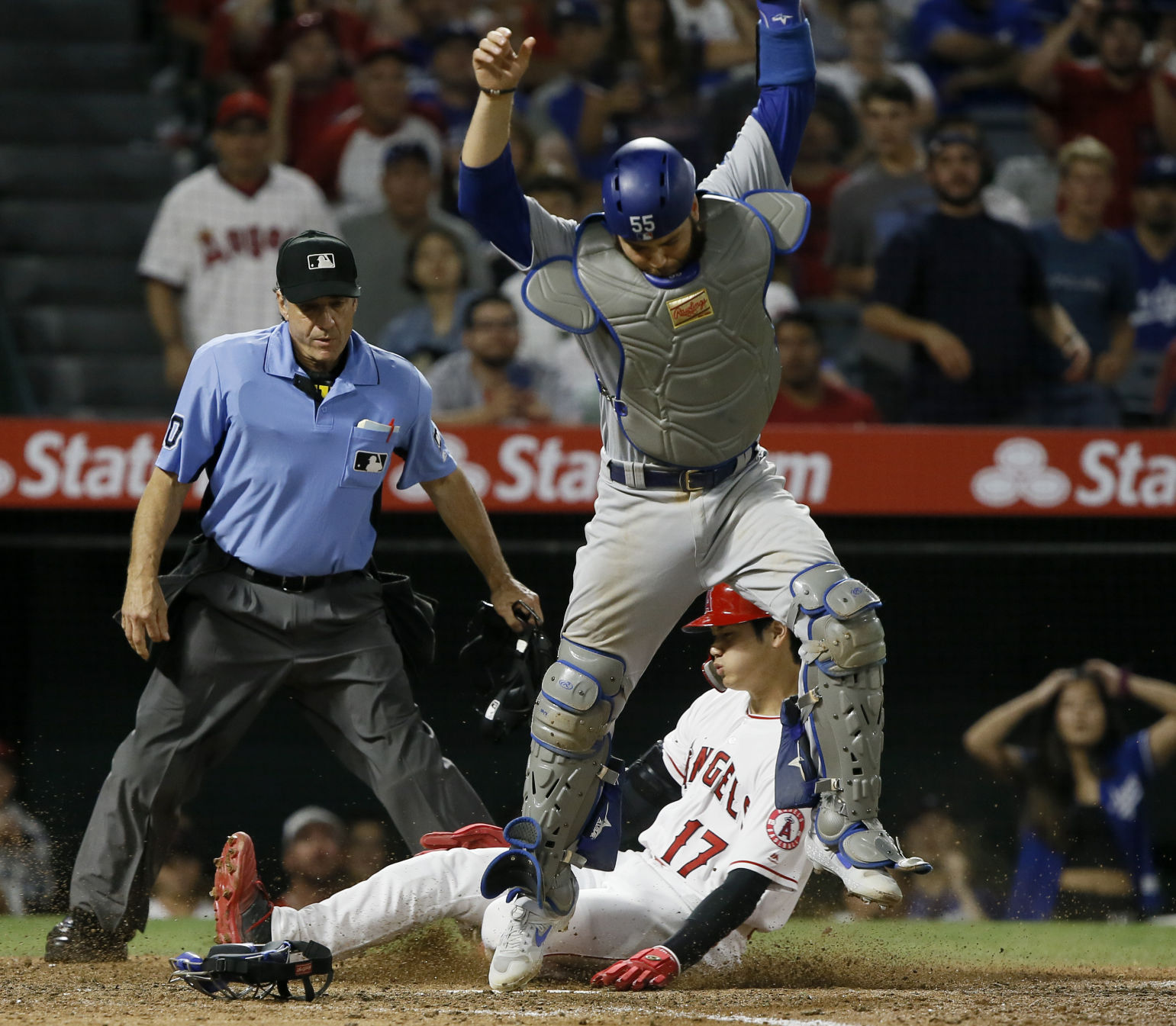 APTOPIX Dodgers Angels Baseball
